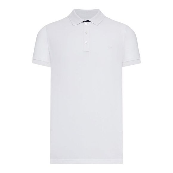 Fay Archive Men Cotton Piquet Polo Shirt With Logo